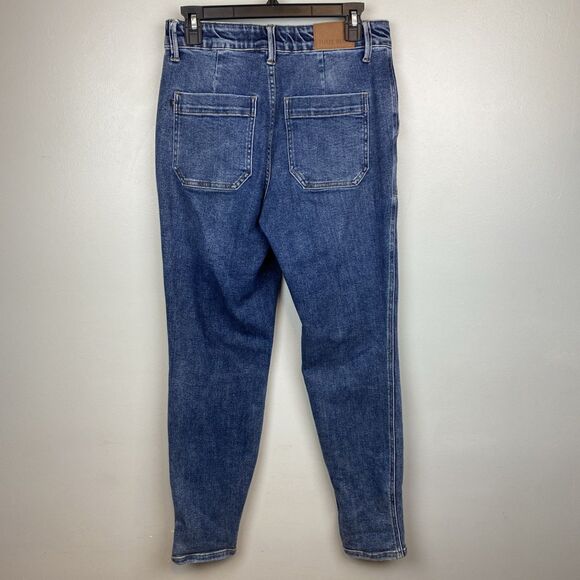 Judy blue‎ jeans women's 5 | 27x30 medium wash cargo jogger jb88779 no string - Picture 3 of 15